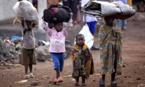 Displacement of families in DRC due endless war,Emergency Intervention Program