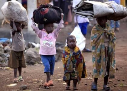 Displacement of families in DRC due endless war,Emergency Intervention Program