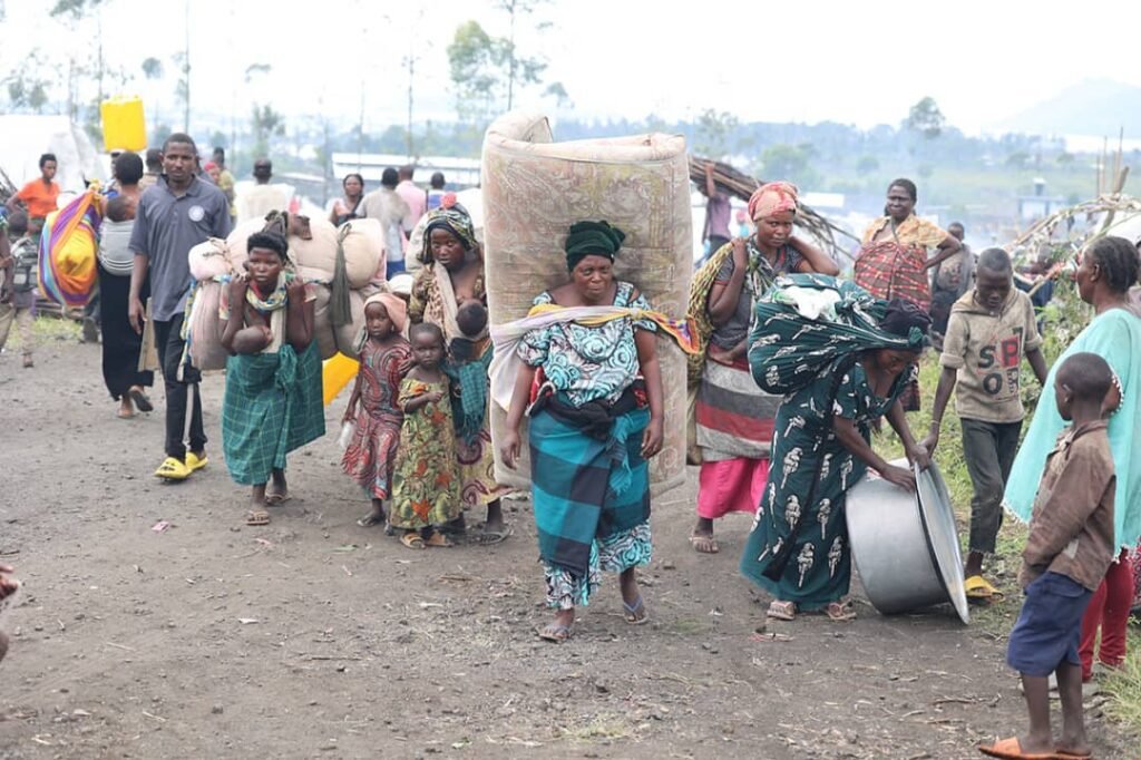 Displacement of families in Goma_DRC due to war, Emergency Intervention Program