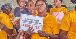 Displaced people shows gratitude thanks to besaved for the work done 3